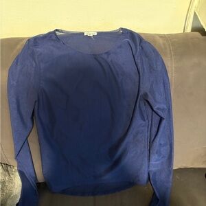 Alexis Met Royal Blue Barre Top